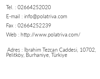 Hotel Polat Riva iletiim bilgileri